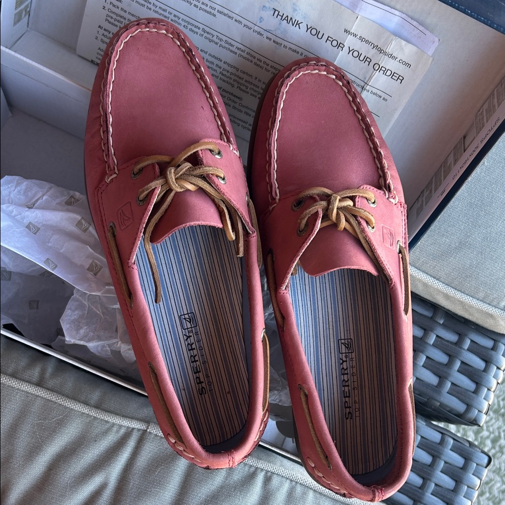 Sperry Coral Boat Shoes